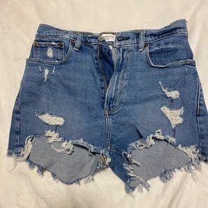 Abercrombie Curve Love Mom Shorts